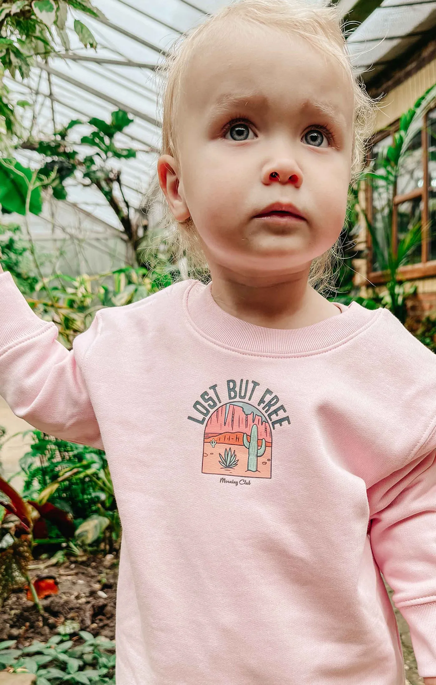 Lost But Free Organic Cotton Childrens Sweatshirt