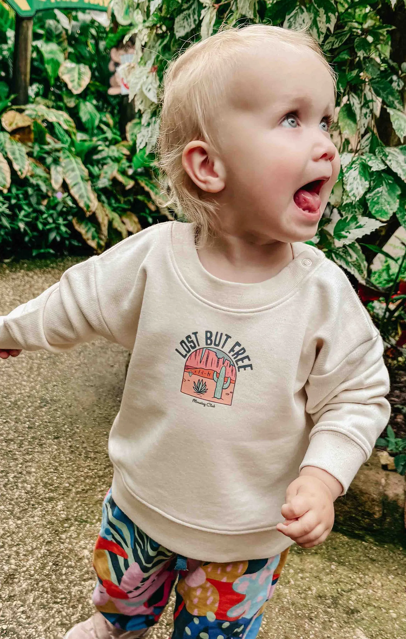 Lost But Free Organic Cotton Childrens Sweatshirt