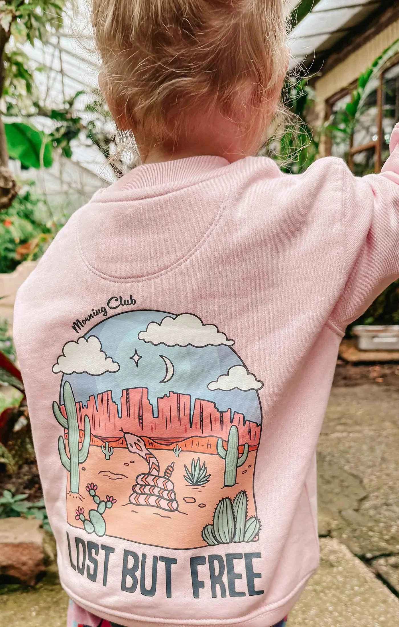 Lost But Free Organic Cotton Childrens Sweatshirt