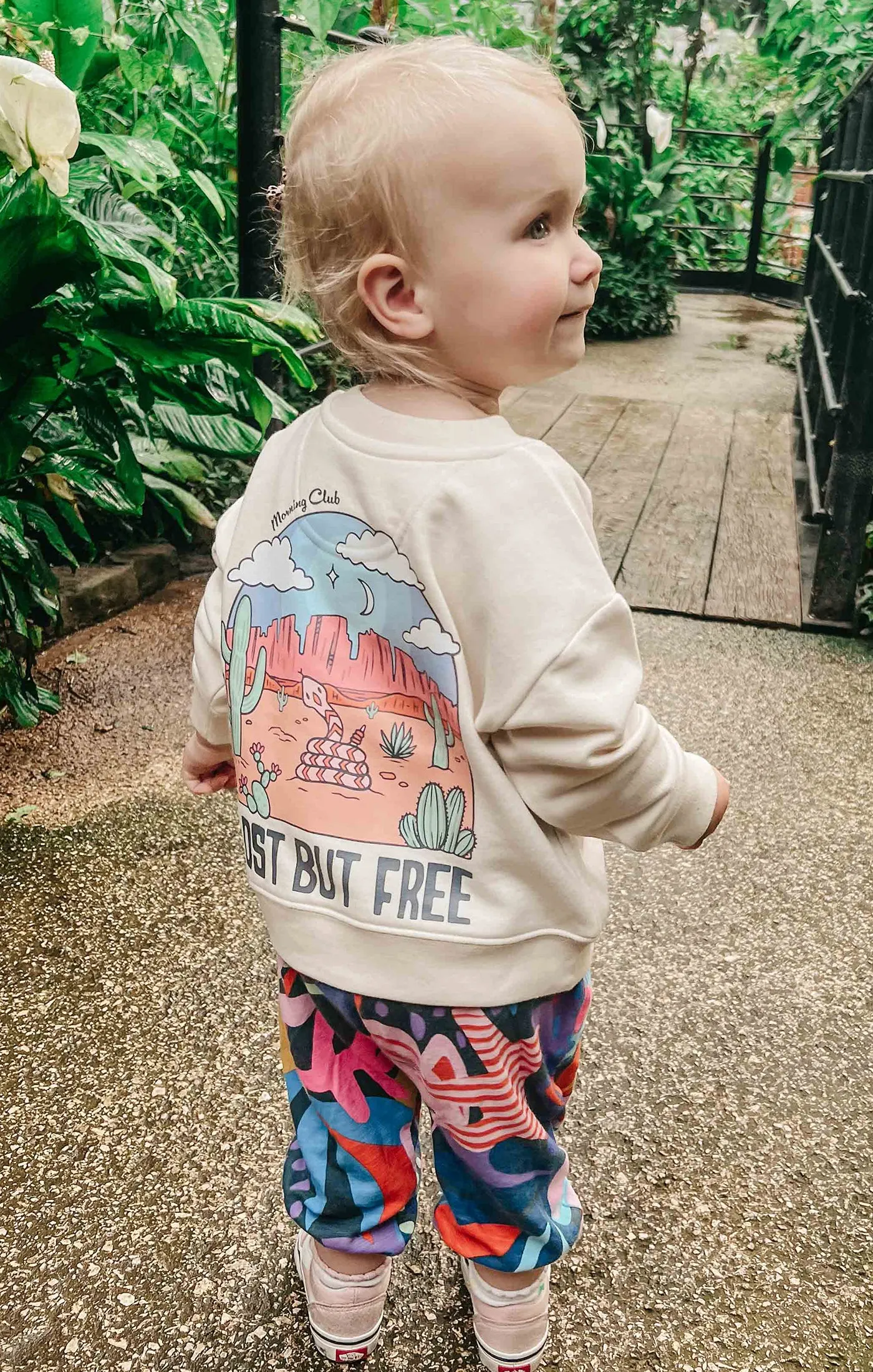 Lost But Free Organic Cotton Childrens Sweatshirt