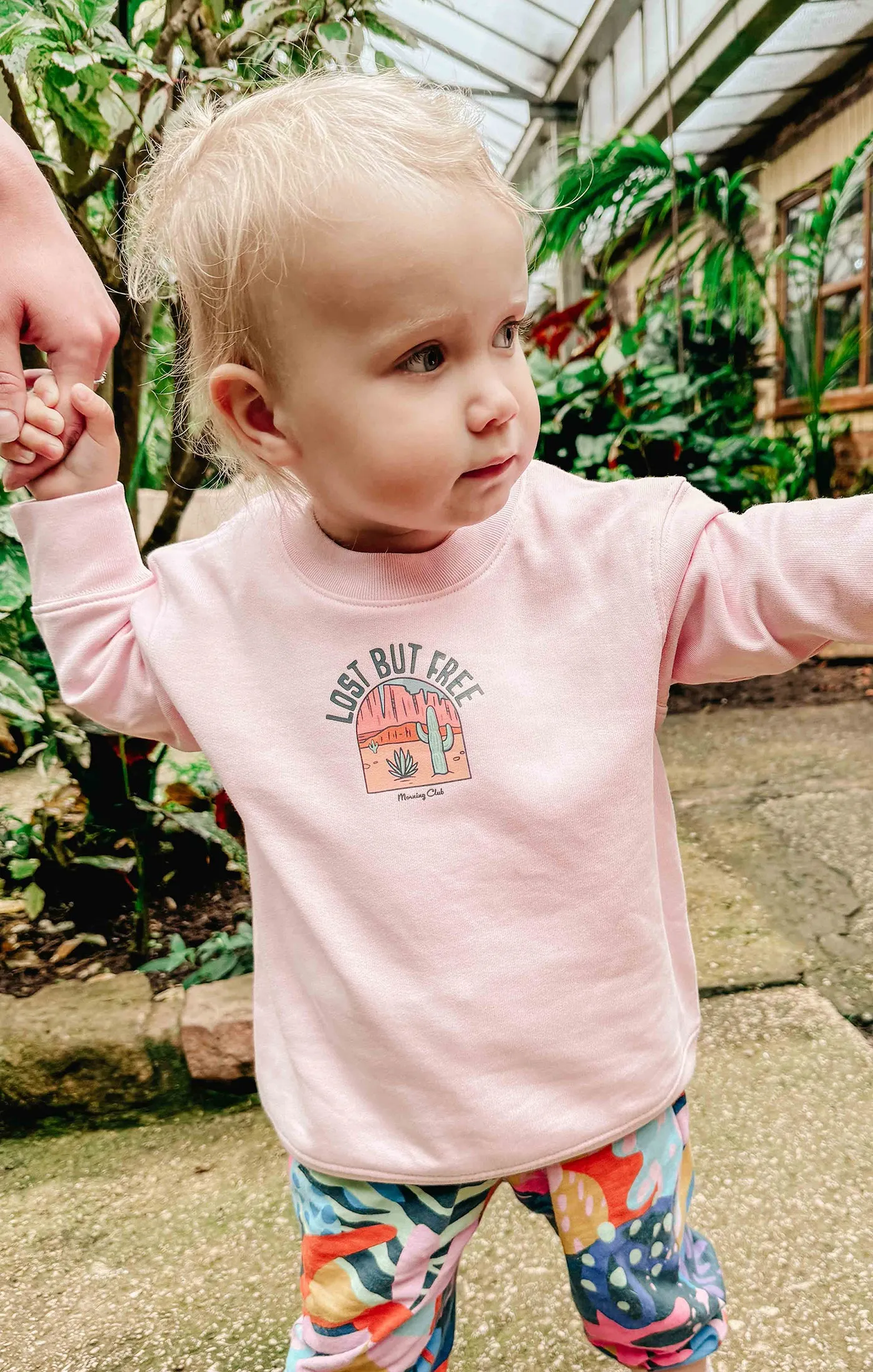 Lost But Free Organic Cotton Childrens Sweatshirt