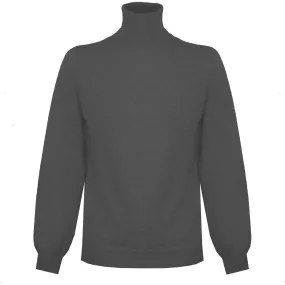 Malo Gray Cashmere Men Sweater