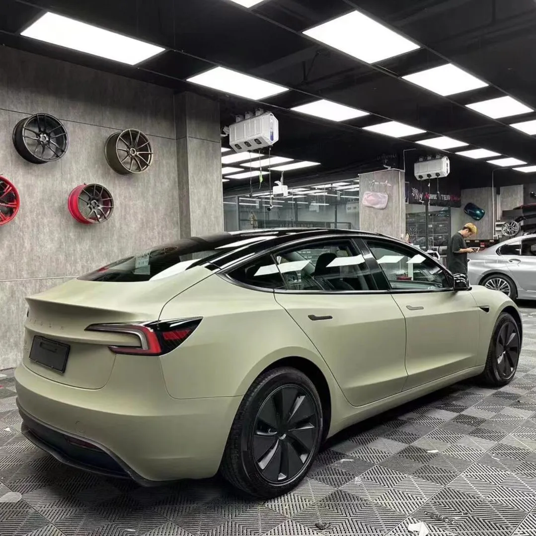 Matte Khaki Green Vinyl Wrap