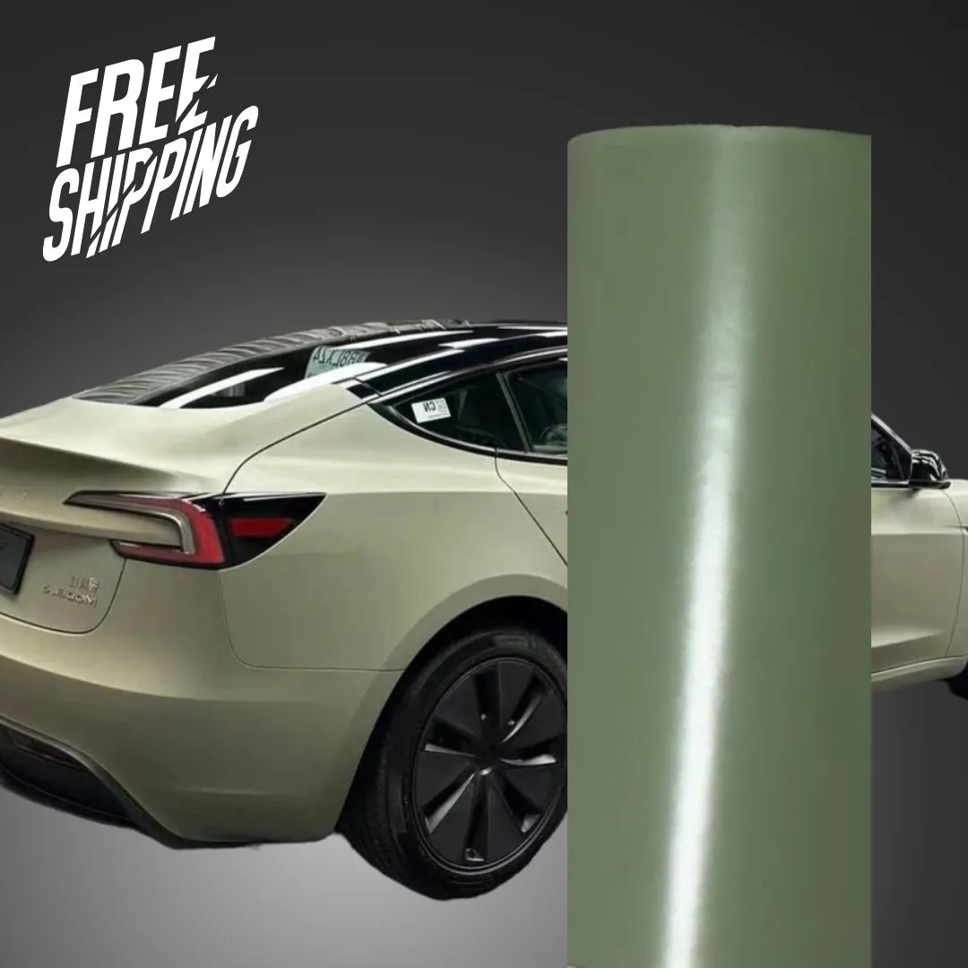 Matte Khaki Green Vinyl Wrap