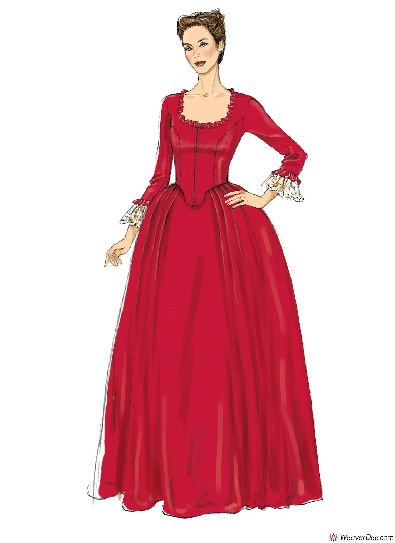 McCall's Pattern M7965 Misses' 19th Century Costume