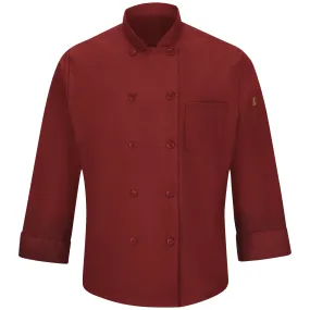 Men's Chef Coat with OilBlok   MIMIX 042X - Fireball Red