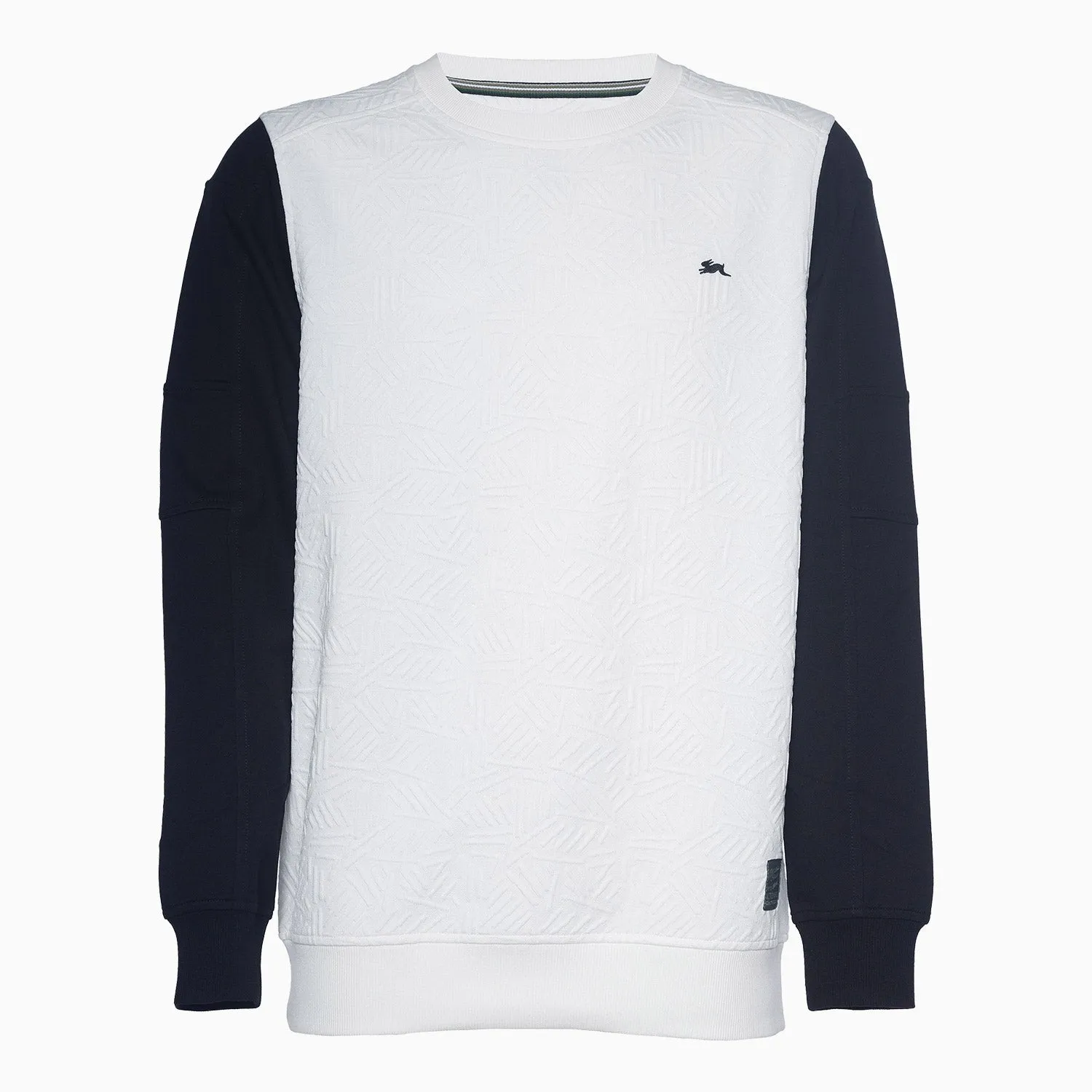 Men's Desmond Jacquard Knit Crew Neck Sweatshirt