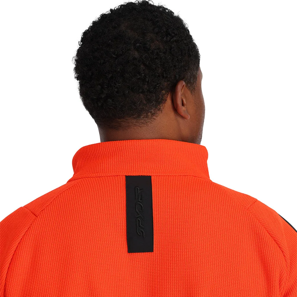 Mens Wengen Bandit Half Zip - Twisted Orange