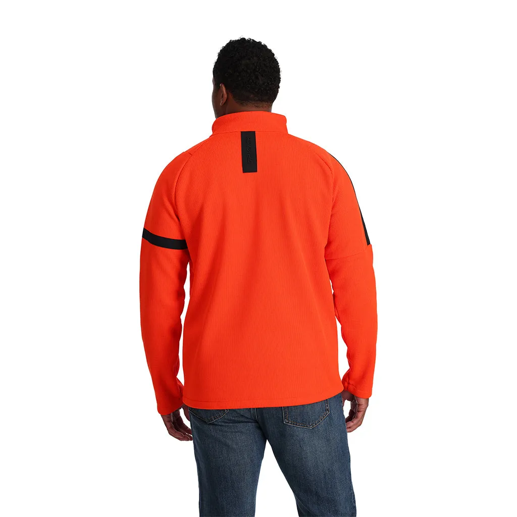 Mens Wengen Bandit Half Zip - Twisted Orange