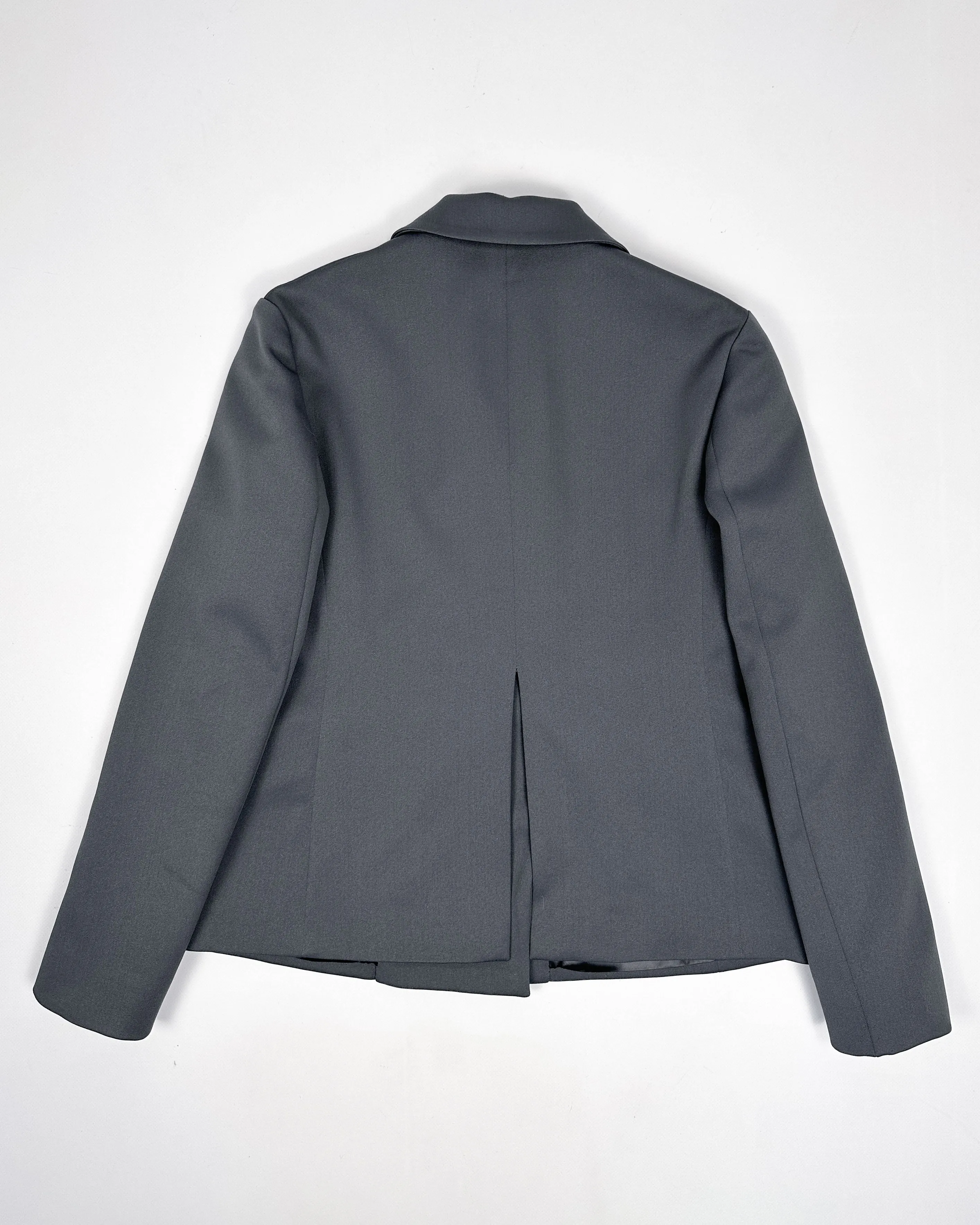 Miu Miu 4-button Grey Cross Blazer 2000's