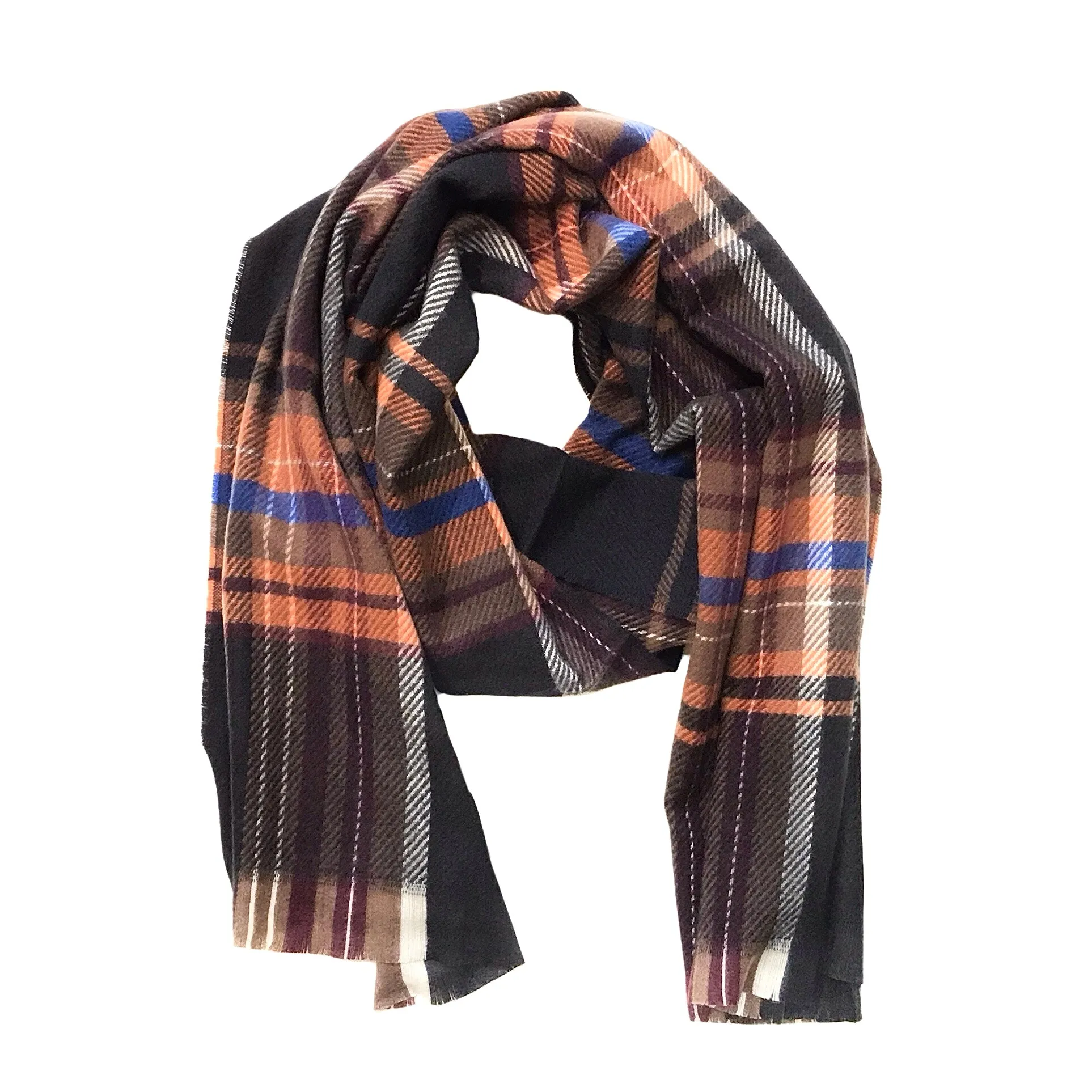 Mona Plaid Check Scarf