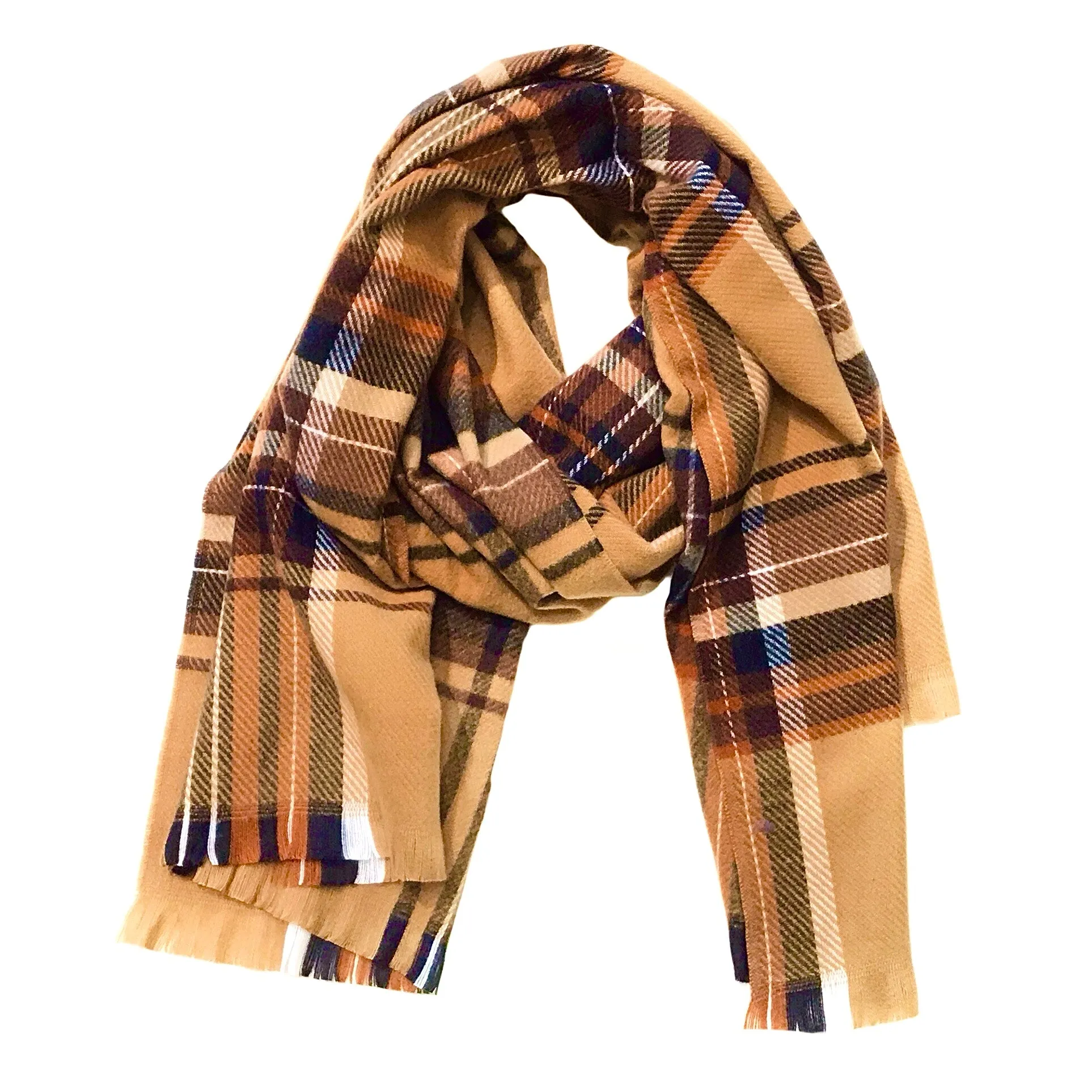 Mona Plaid Check Scarf