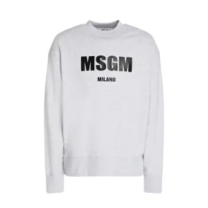 MSGM Grey Classic Sweatshirt