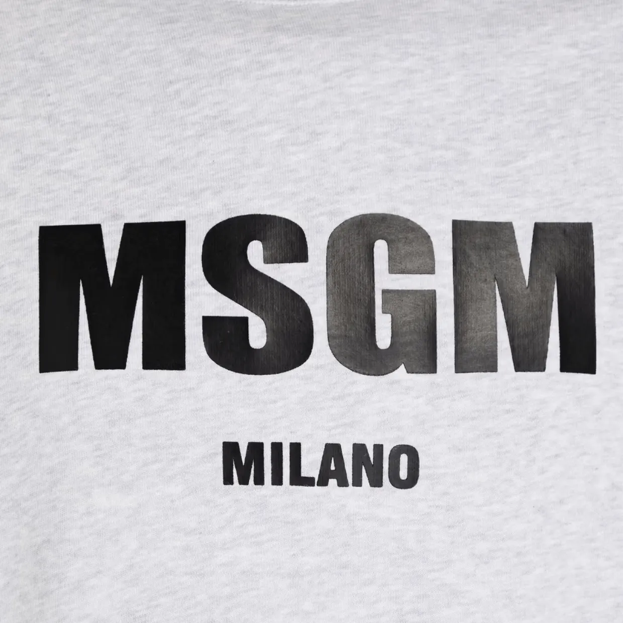 MSGM Grey Classic Sweatshirt