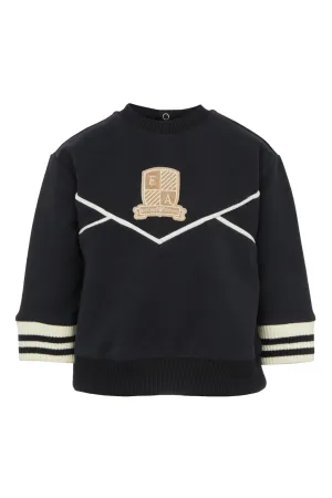 Navy Baby Prep Logo Crewneck