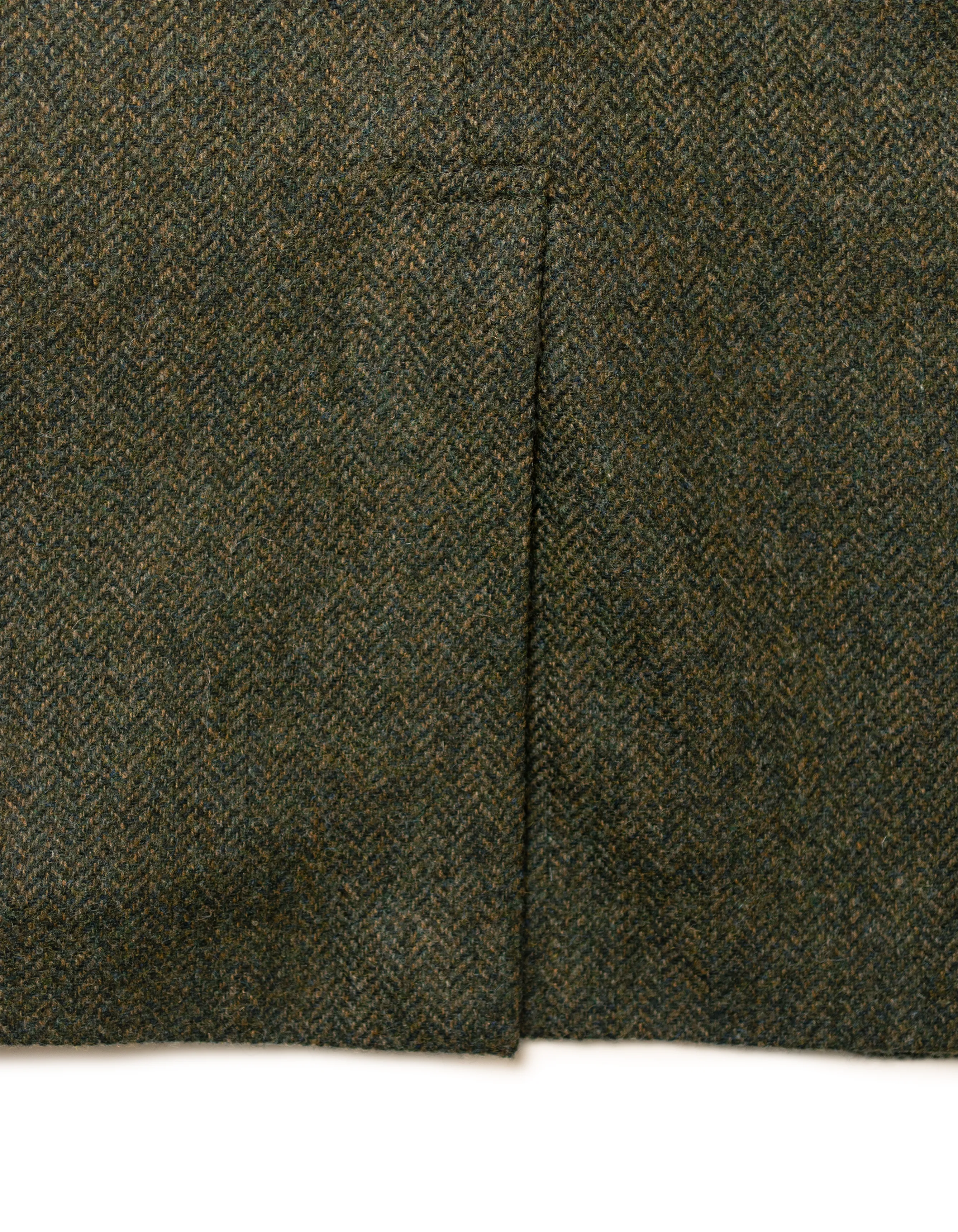 OLIVE HERRINGBONE SPORT COAT