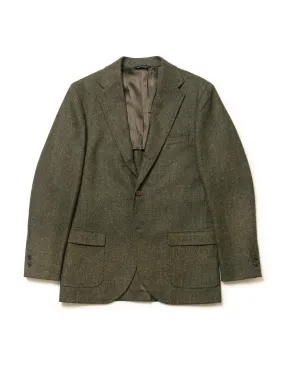 OLIVE HERRINGBONE SPORT COAT