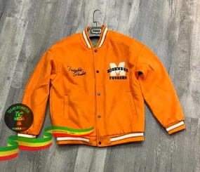 Orange old school jacket