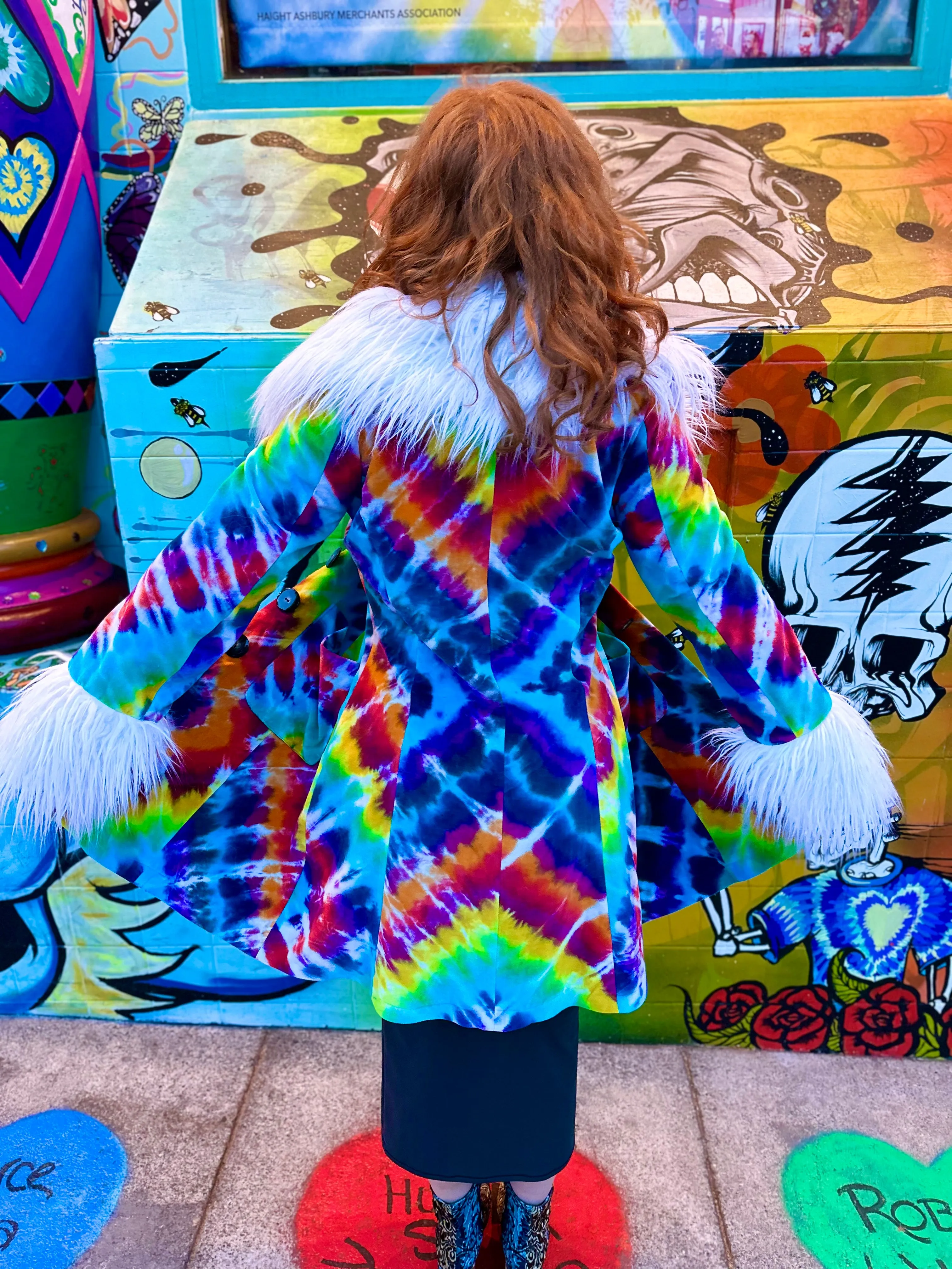 Philine Ladies Tiedye Coat #11 Medium