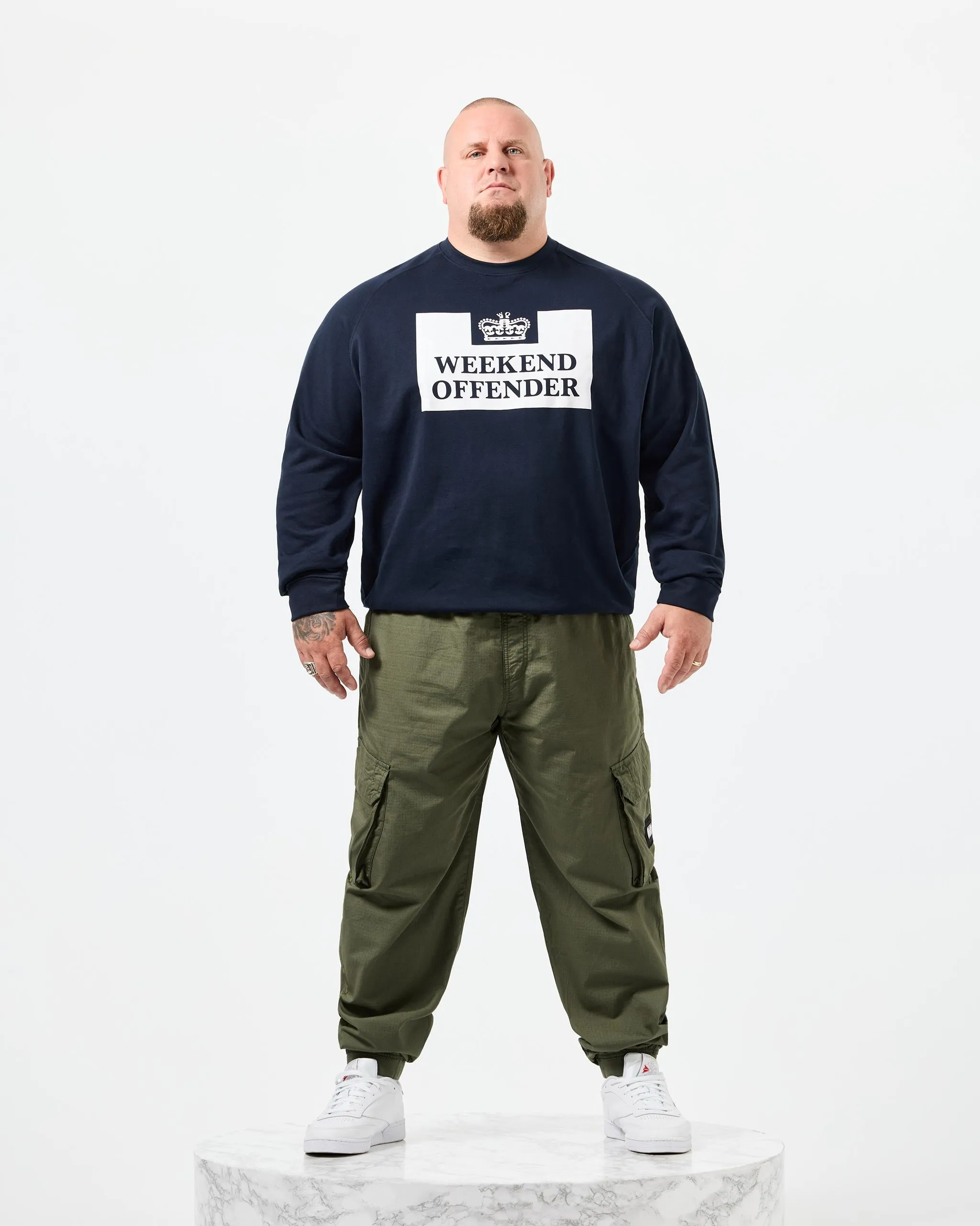 Plus Size - Penitentiary Classic Sweatshirt Navy