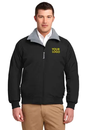 Port Authority Challenger Customized Jackets, True Black/ Grey Heather