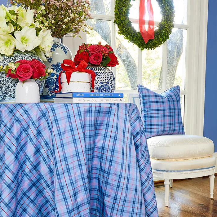 Prescott Plaid Table Skirt