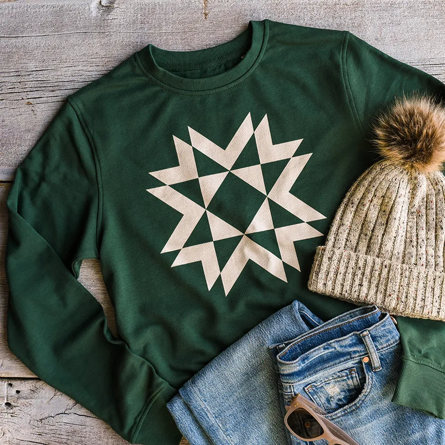 Quilt Star Organic Sweatshirt