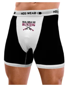 Real Girls Go Hunting Mens Boxer Brief Underwear