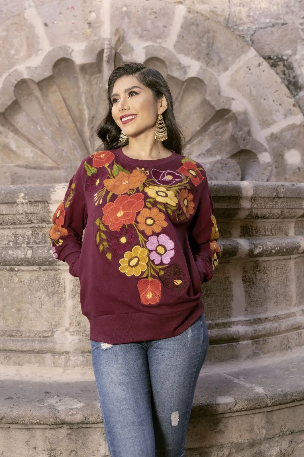 Sarahi Floral Crew Neck