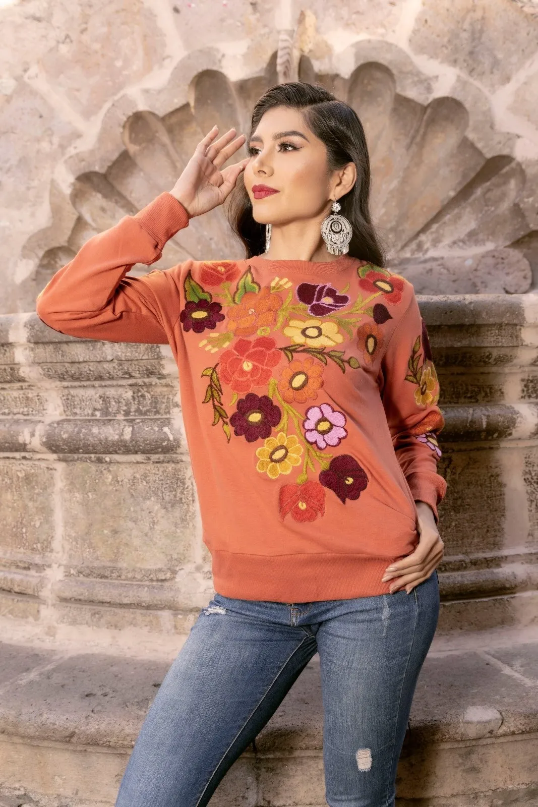 Sarahi Floral Crew Neck