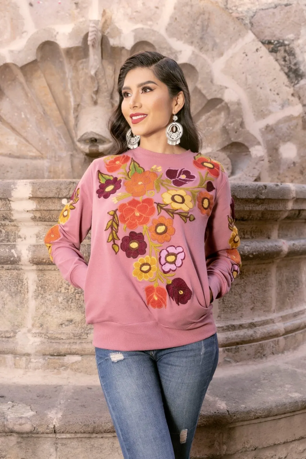 Sarahi Floral Crew Neck