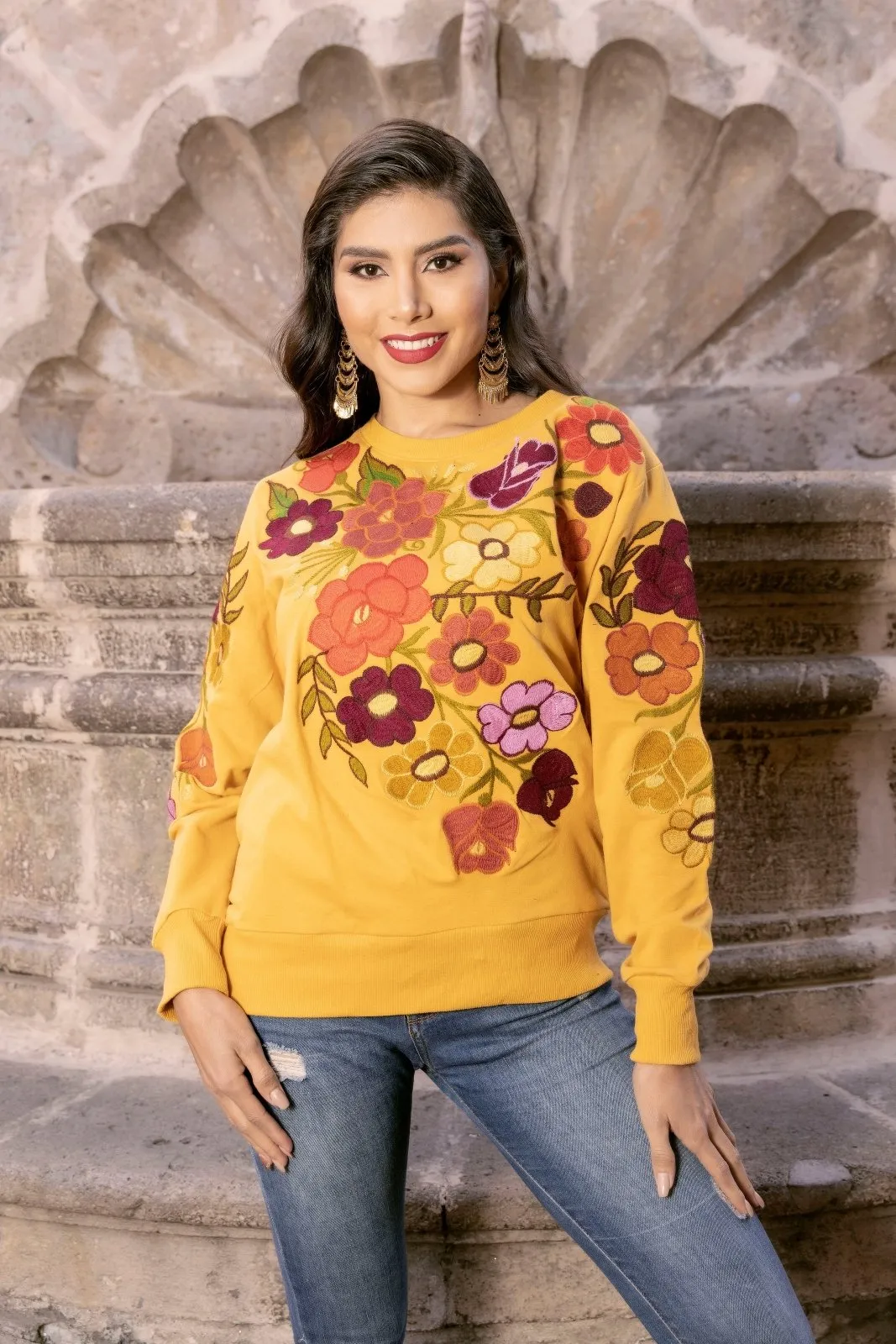 Sarahi Floral Crew Neck