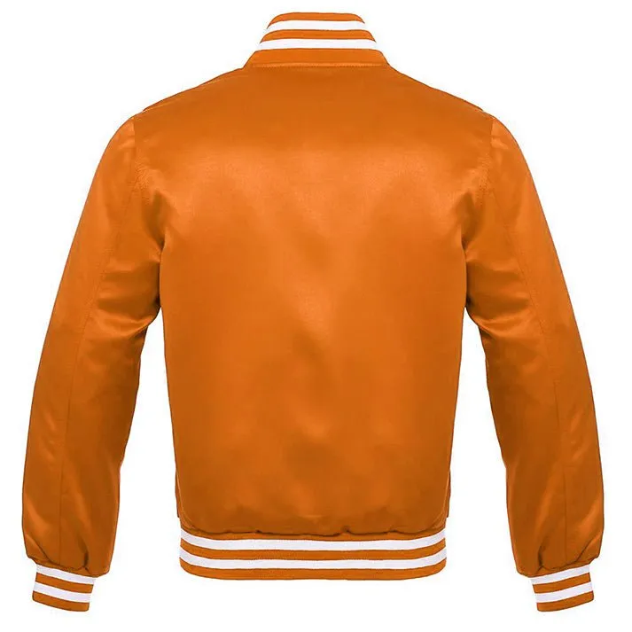 Satin - Orange/White Trim Jacket