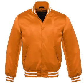 Satin - Orange/White Trim Jacket