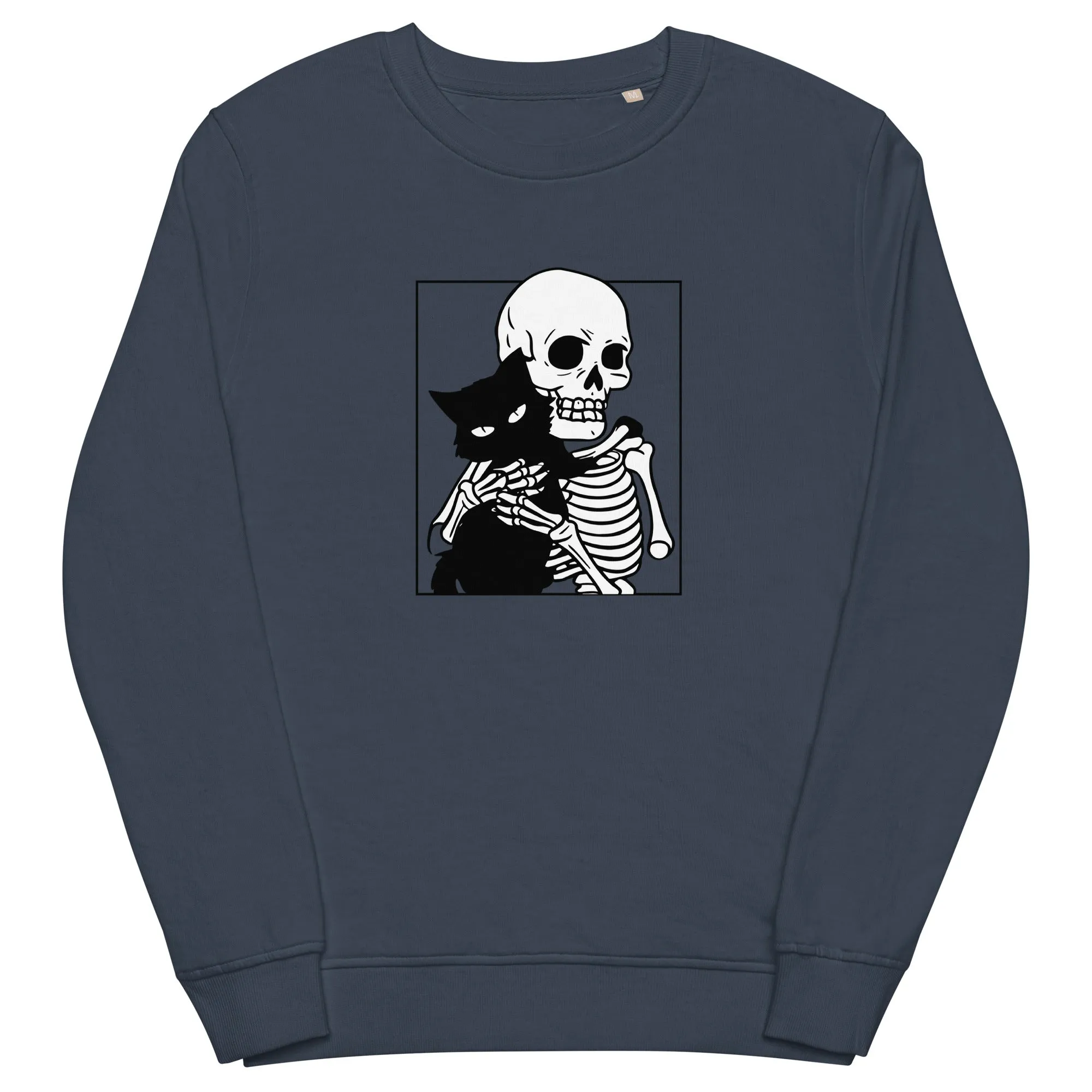 Scary Faces Halloween Graphic Men Organic Sweatshirt