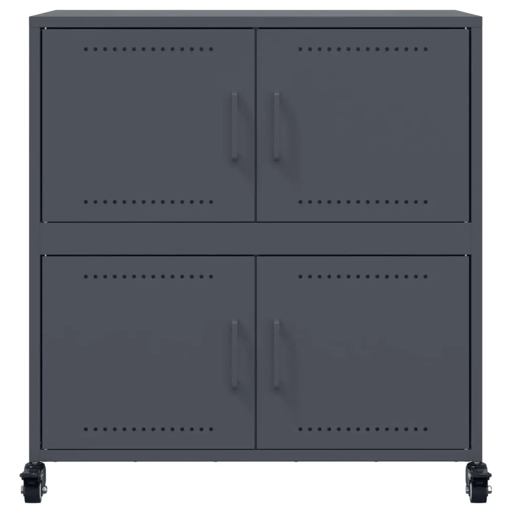 Sideboard Anthracite 68.5x39x72 cm Cold-rolled Steel