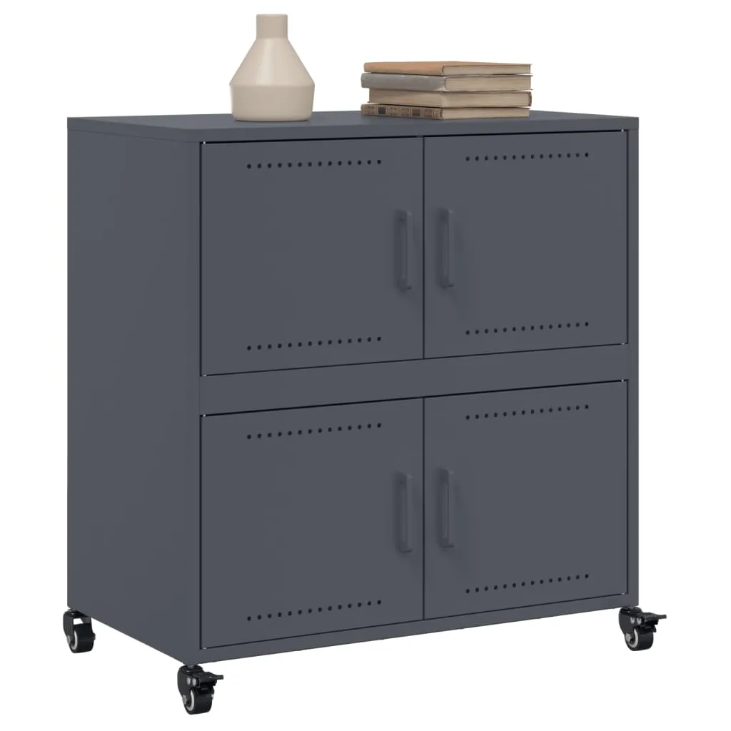 Sideboard Anthracite 68.5x39x72 cm Cold-rolled Steel