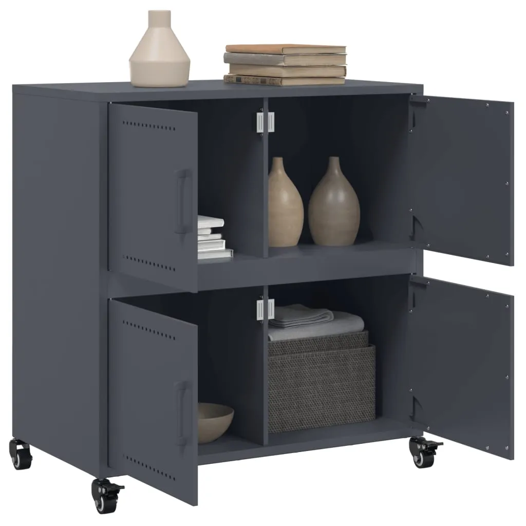 Sideboard Anthracite 68.5x39x72 cm Cold-rolled Steel