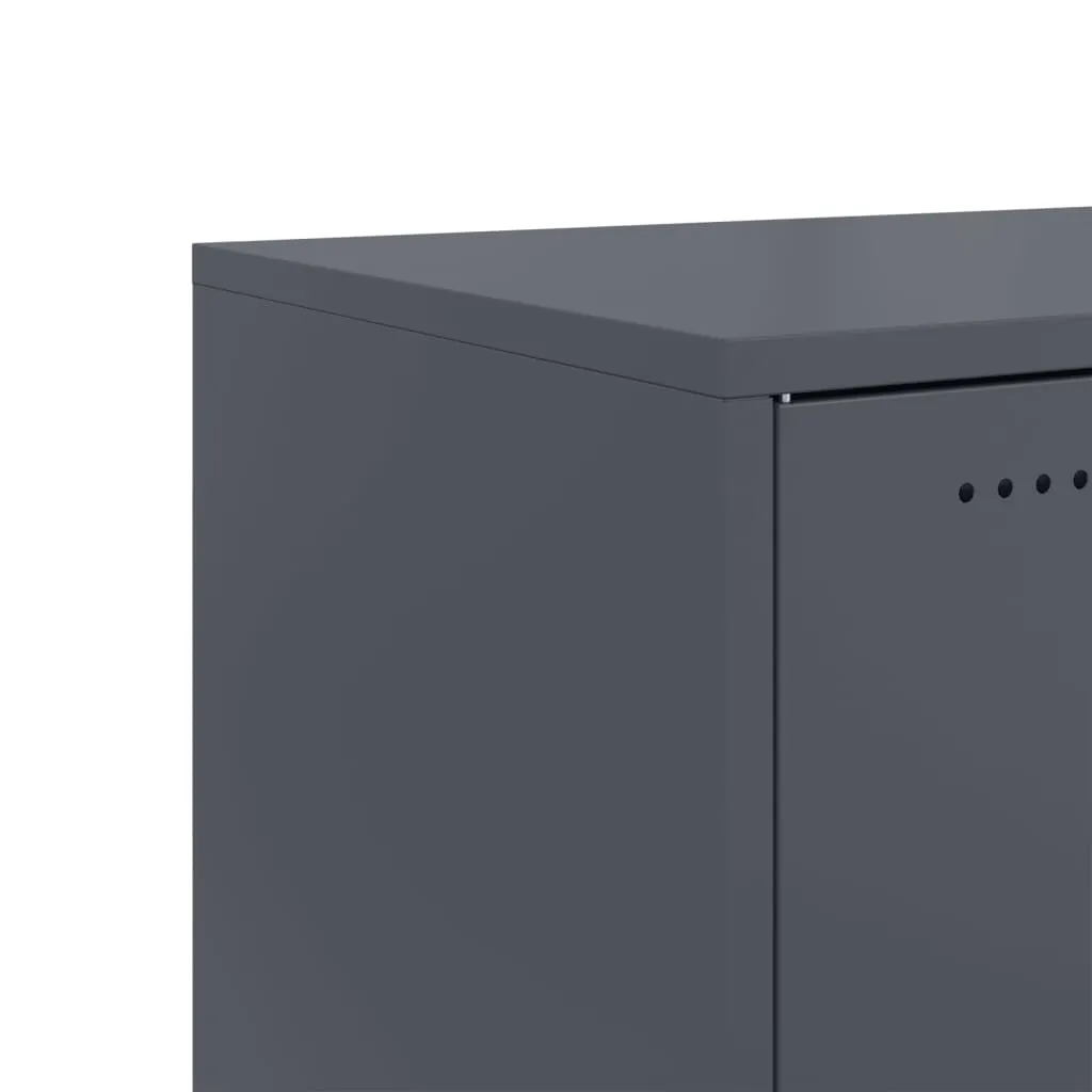 Sideboard Anthracite 68.5x39x72 cm Cold-rolled Steel