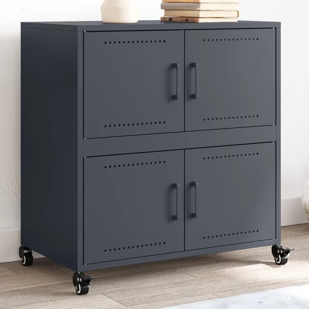 Sideboard Anthracite 68.5x39x72 cm Cold-rolled Steel