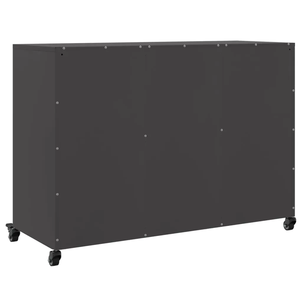 Sideboard Black 100.5x39x72 cm Cold-rolled Steel