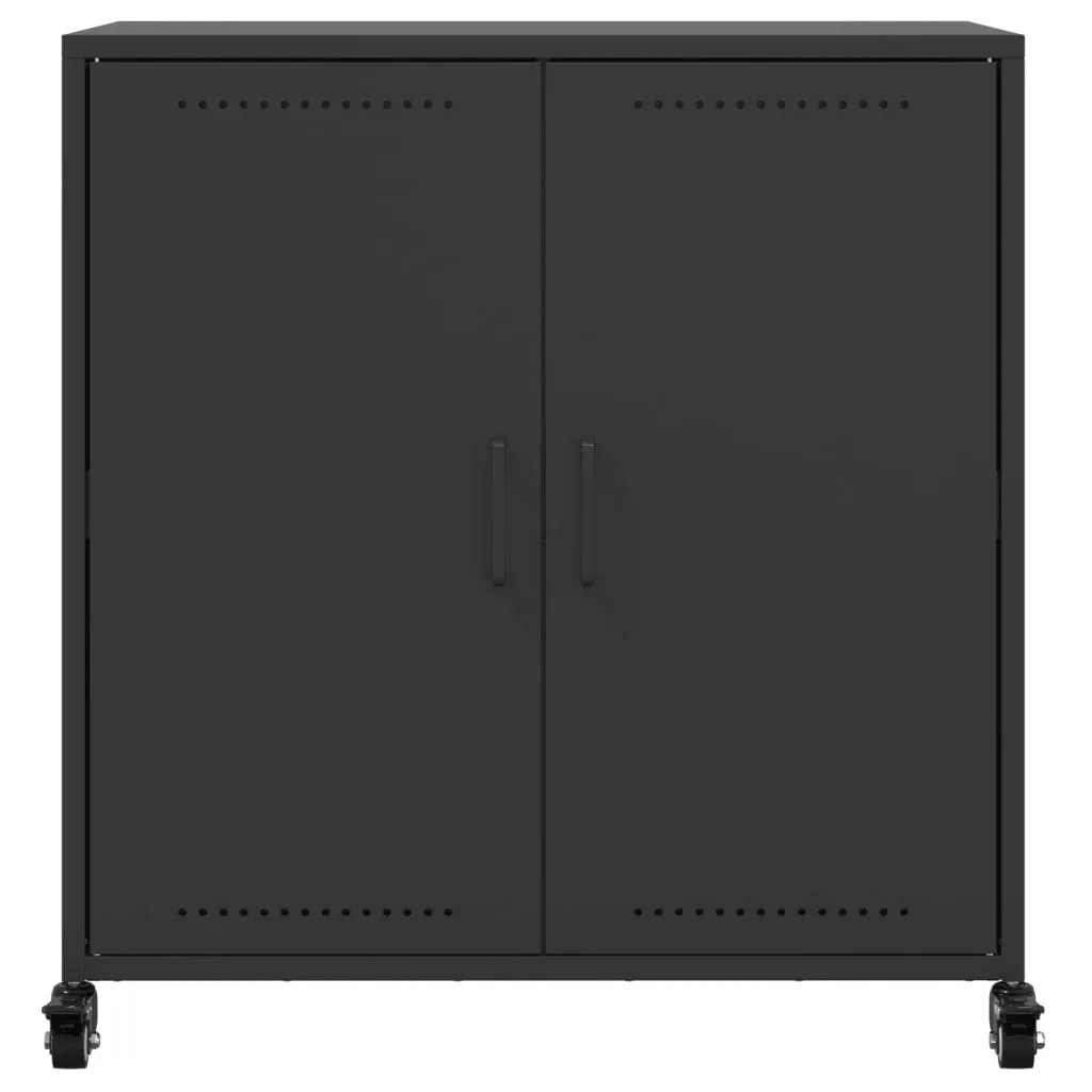 Sideboard Black 68.5x39x72 cm Cold-rolled Steel