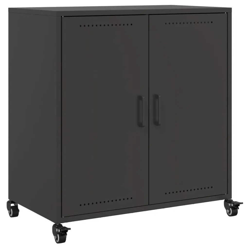 Sideboard Black 68.5x39x72 cm Cold-rolled Steel