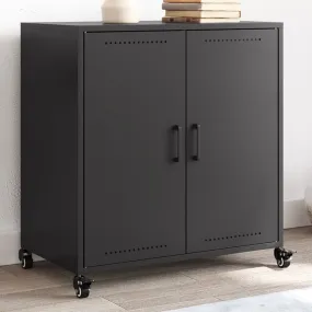 Sideboard Black 68.5x39x72 cm Cold-rolled Steel