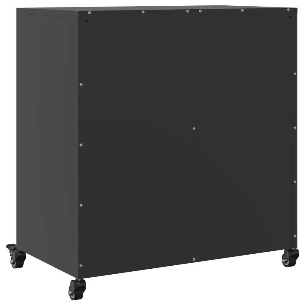 Sideboard Black 68.5x39x72 cm Cold-rolled Steel