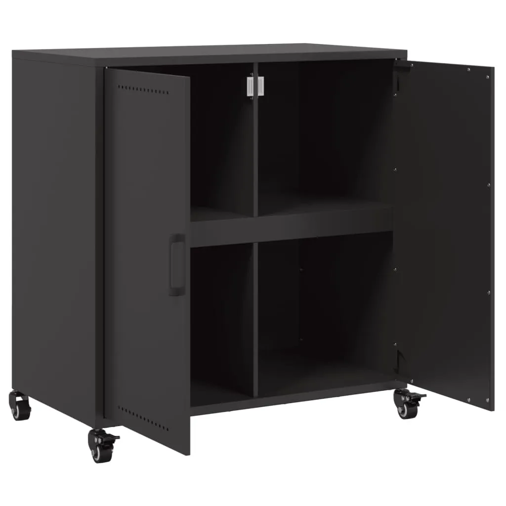 Sideboard Black 68.5x39x72 cm Cold-rolled Steel