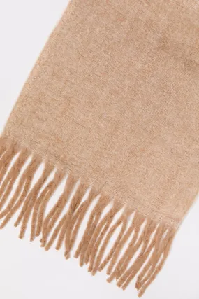 Solid Tassel Scarf