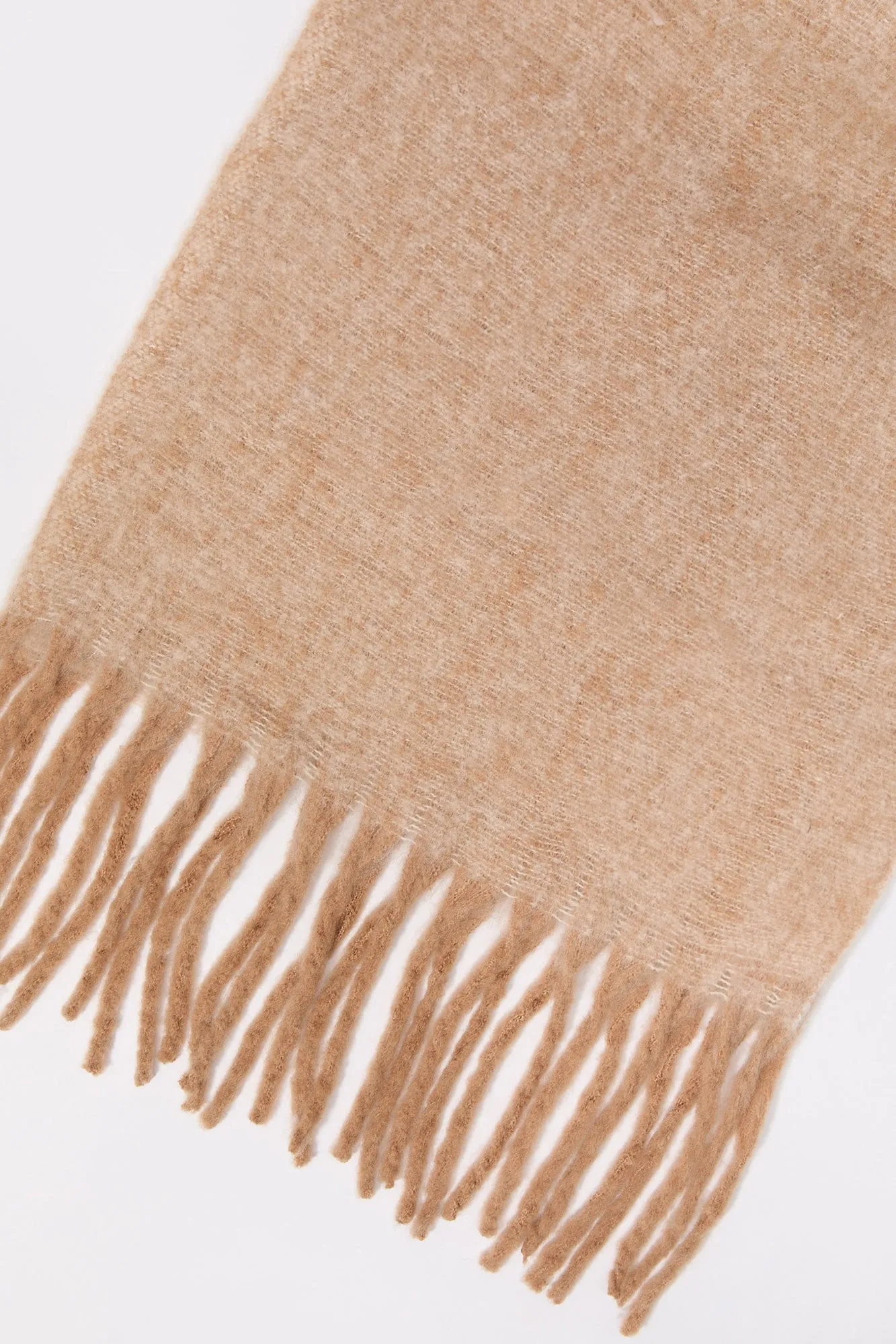 Solid Tassel Scarf