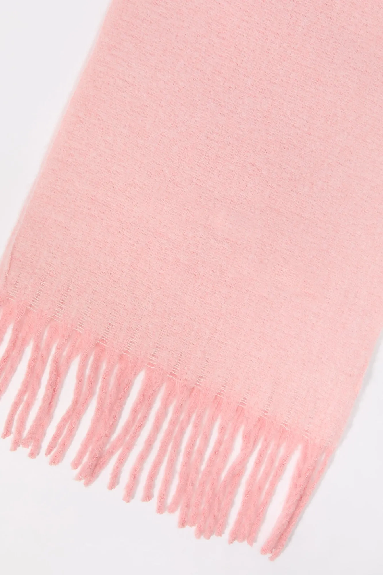 Solid Tassel Scarf