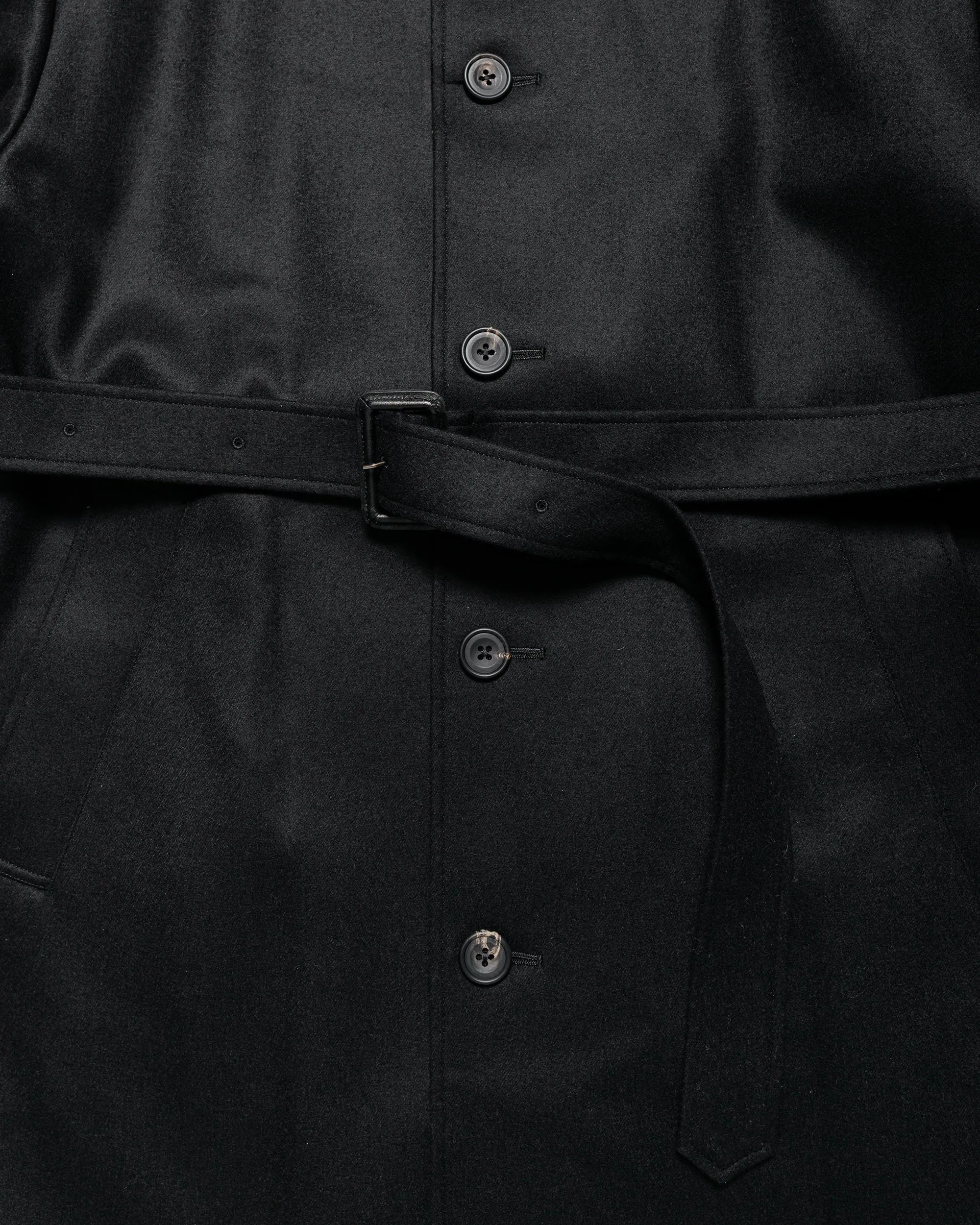 ssstein Oversized Investigated Coat Black